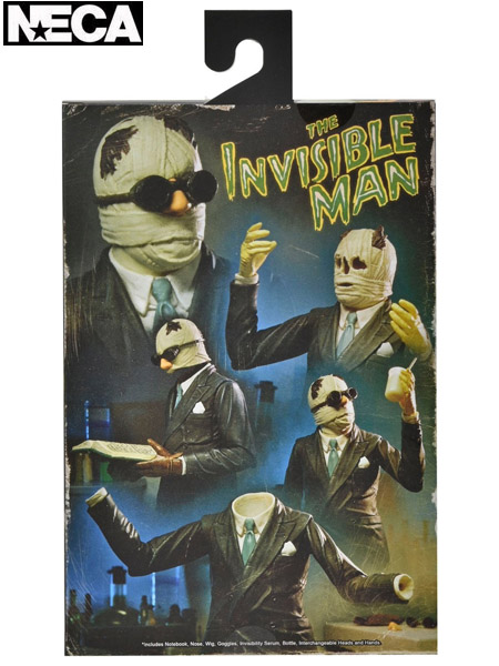 Neca Universal Monsters Ultimate The Invisible Man Action Figure